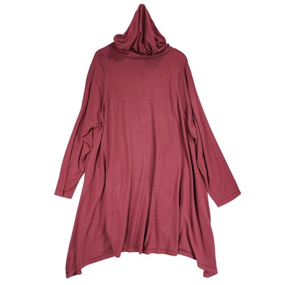 Disney Cardigan sz 5 Tangled Mother Gothel Embroidered Hooded Draped Front Cape - Picture 3 of 13